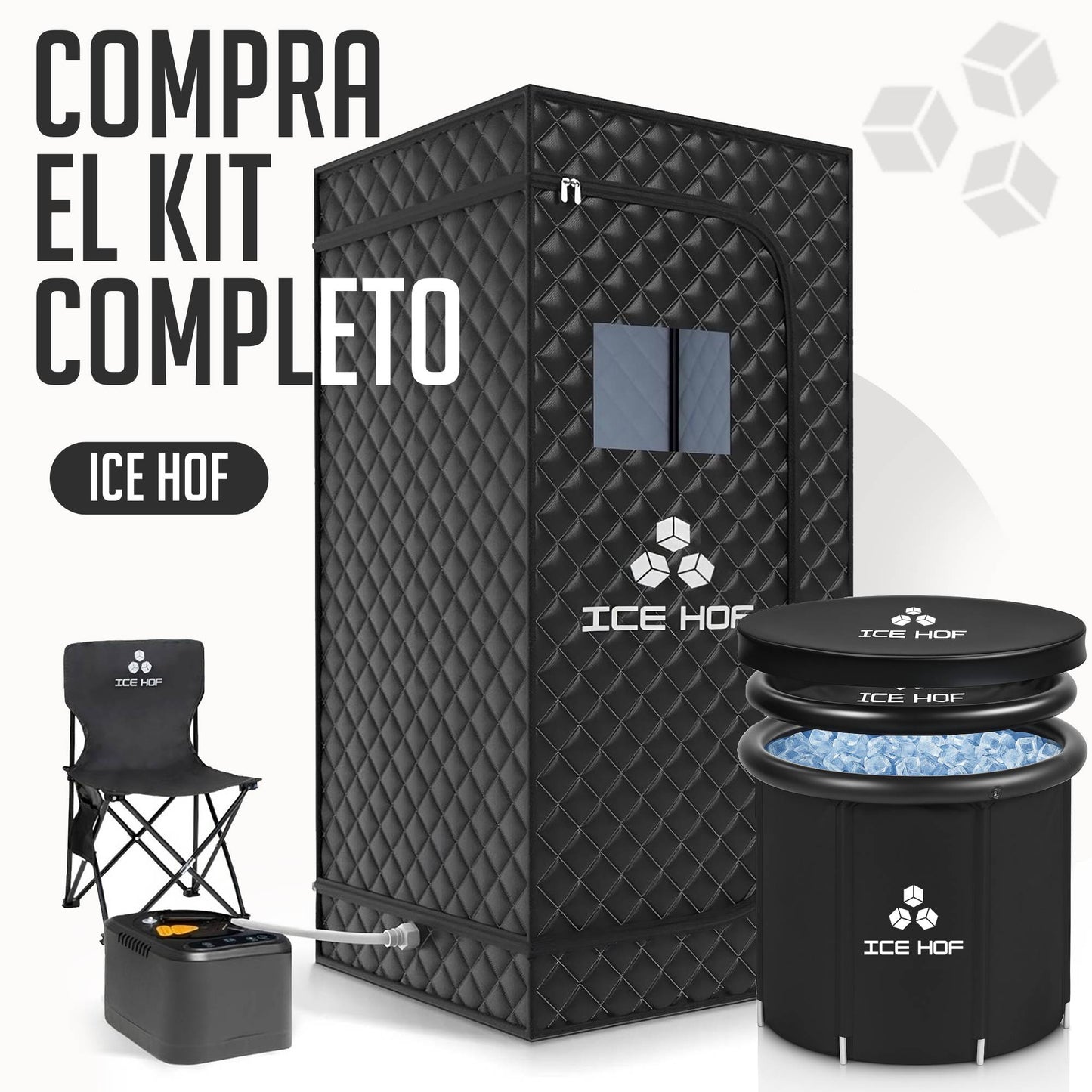 Ice bath – Bañera de hielo portátil IceHof® (versión mejorada)